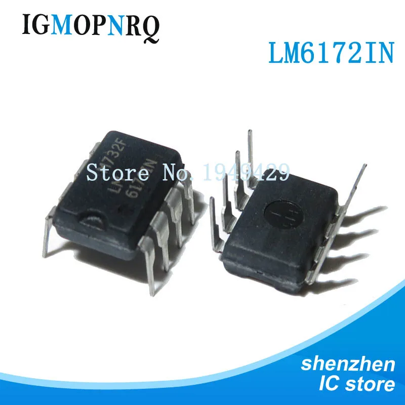 2PCS LM6172IN DIP8 LM6172 High speed operational amplifier Dual High Speed, Low Pwr Amp new