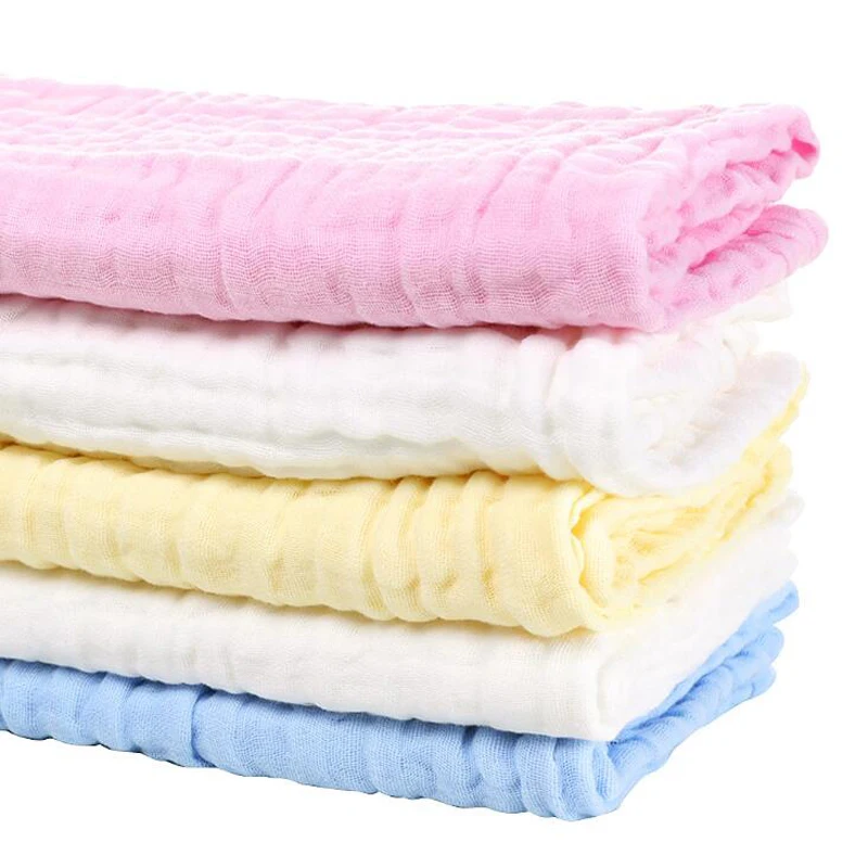 New baby wash towel cotton newborn bath small square children\'s saliva towel 25*25cm