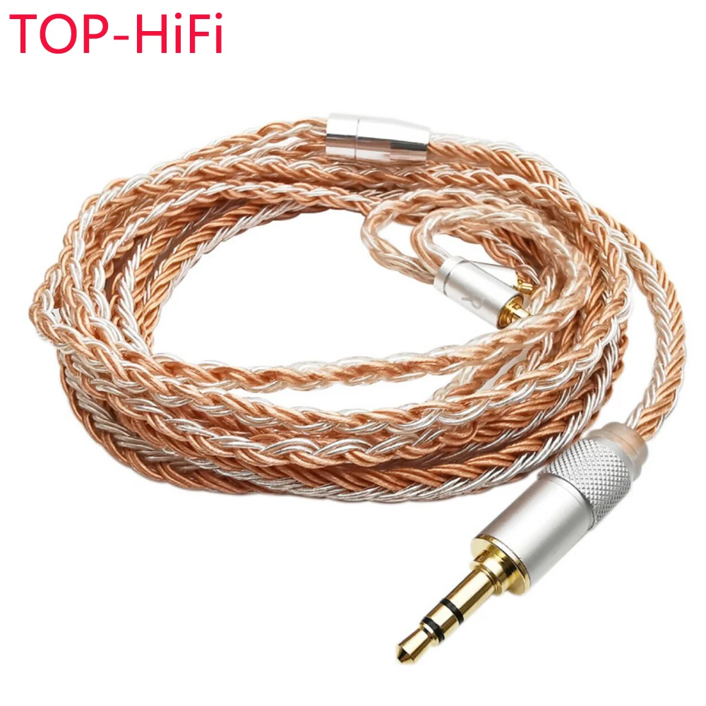 

TOP-HiFi 1.25m 16Cores Single crystal Copper MMCX Earphone Replacement Upgrade Cable