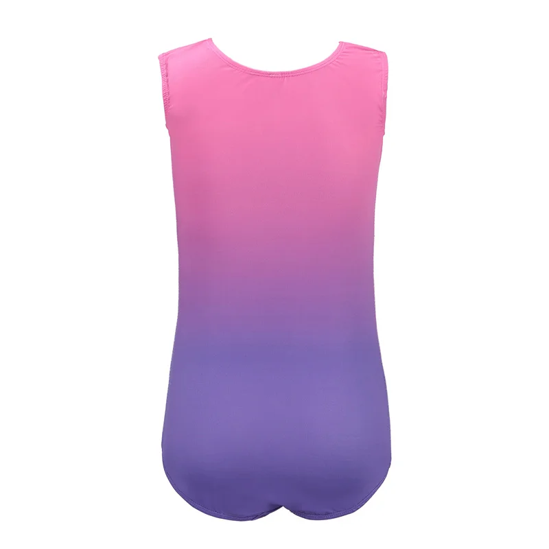 Factory Wholesale Cheap High Quality Low MOQ Tank Shiny Rhinestones Leotards Gymnastics Girls