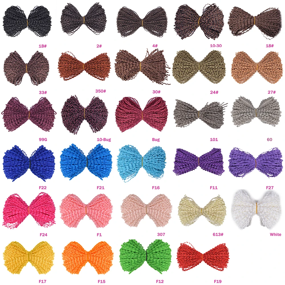 Zizi – tresses synthétiques longues bouclées de 25 pouces, Extensions de cheveux au Crochet, noir pur, brun, rose, bleu