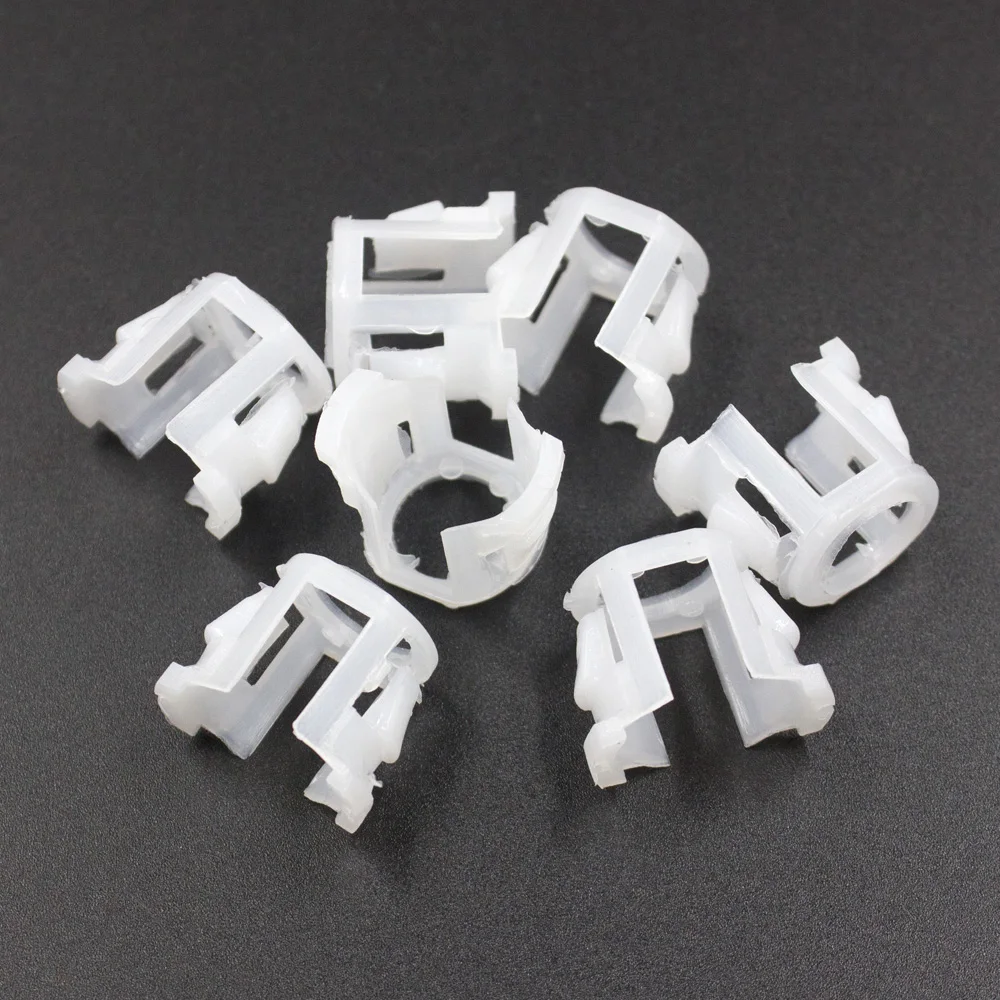 Mix 80pcs Car Pipe joint U-clip plastic U-shaped clip fittings Car care card buckle Automotive filter clips plastic rivets