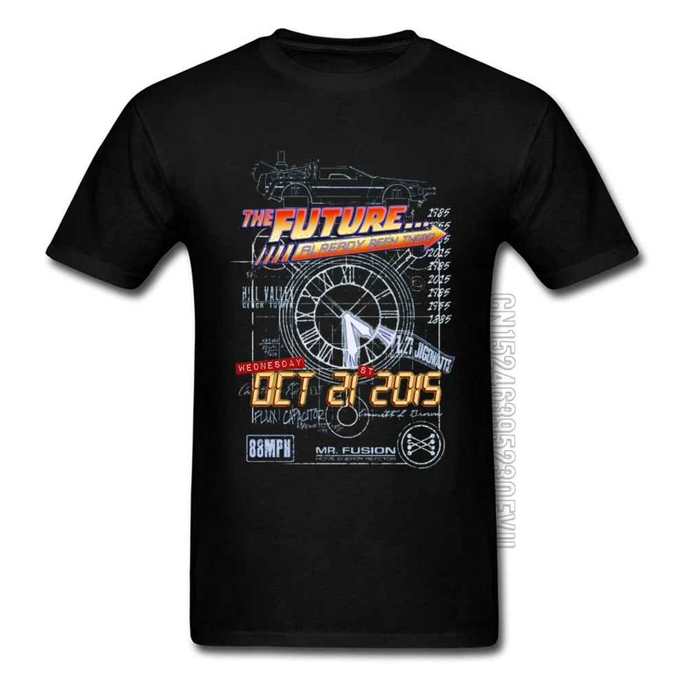 Car Delorean Time Machine New T Shirt Back To The Future ostern Day 100% Cotton Fabric Crew Neck Tops T Shirt Oversized Men