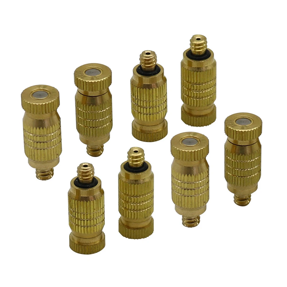 

Brass 3/16" Male Thread High Pressure Misting Nozzles Anti Drip Atomization Sprayer Garden Farm Irrigation Sprinklers 150 Pcs