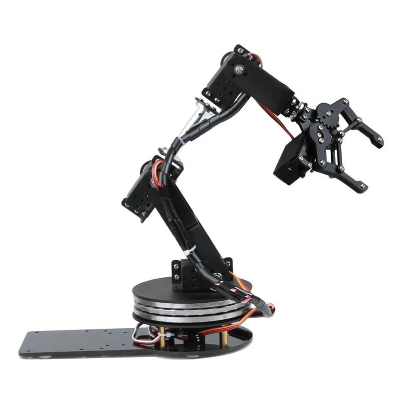 6 DOF  /Six Aixs Robot Arm With  Claw And Rotating Base /Mechanical Hand & Teaching Platform