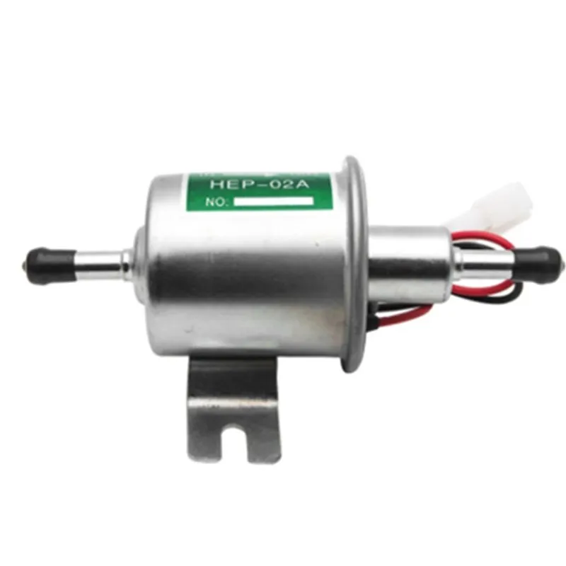 Universal diesel petrol gasoline 12v Electric Fuel Pumps low pressure HEP-02A For Carburetor,Motorcycle,ATV Hot Sale