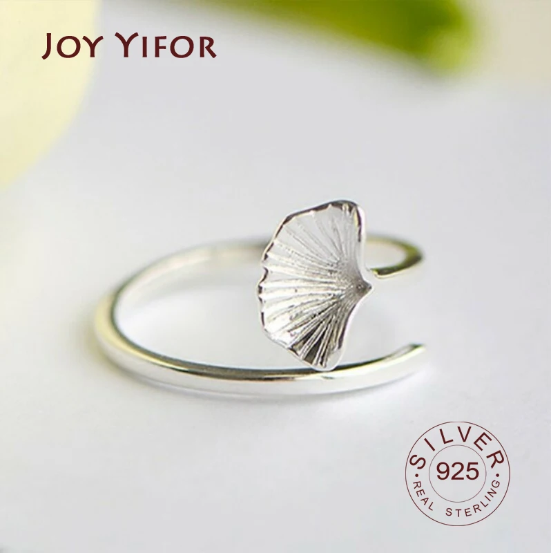 Free Shipping 925 Sterling Silver leaf vintage open Rings For Women Jewelry Beautiful Finger Open Rings For Party Birthday Gift