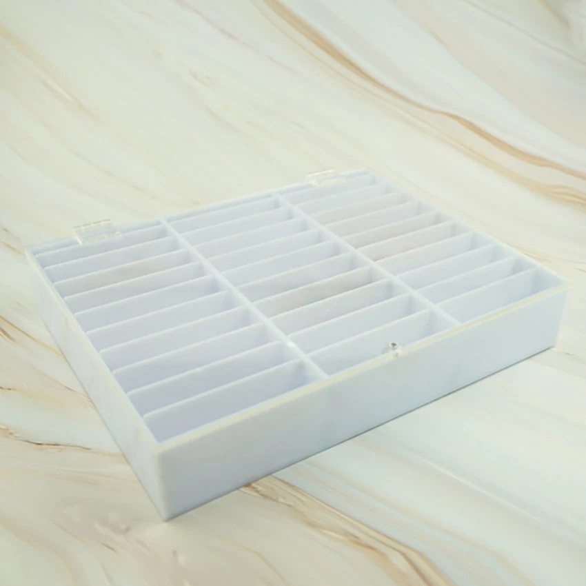 وهمية مسمار نصائح صندوق تخزين 30 مقصورات النساء الفتيات رسومات أظافر حاوية الديكور عبوة عرض أكريليك لمسمار أداة فنية