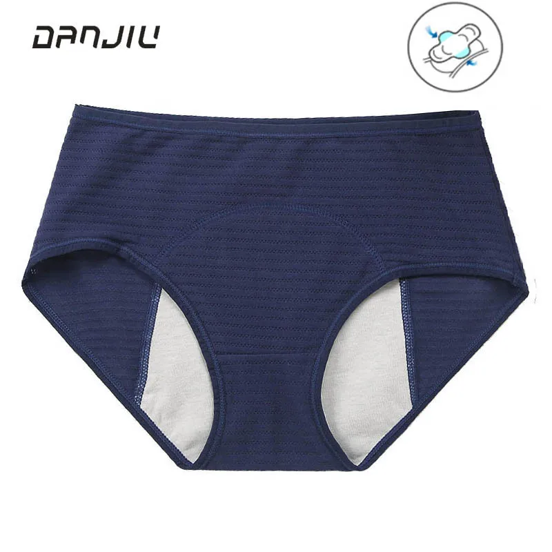 3XL Cotton Physiological Period Leak Proof Menstrual Panties Breathable Absorb a Small Amount Women Underwear