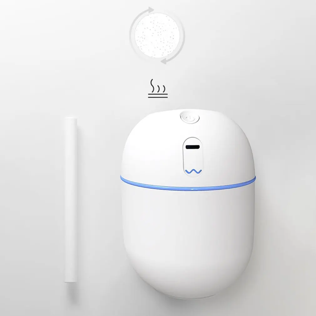 Mini humidificateur Usb de bureau, avec indicateur de réapprovisionnement en eau, pour la maison et la voiture, veilleuse, bâton éponge, accessoires