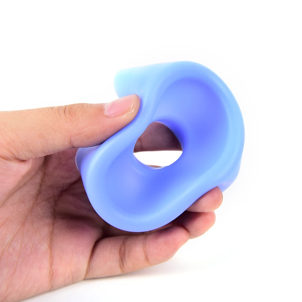 Sex Toy Men Penis Pump Ring Silicone Sleeve Penis Extender Trainer Accessories Penis Erection Enlarger Exerciser Men Masturbator