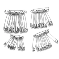 50pcs/lot High Quality Stainless Steel Safety Pins DIY Sewing Tools Accessory Needles Large Safety Pin Small Brooch Wholesale