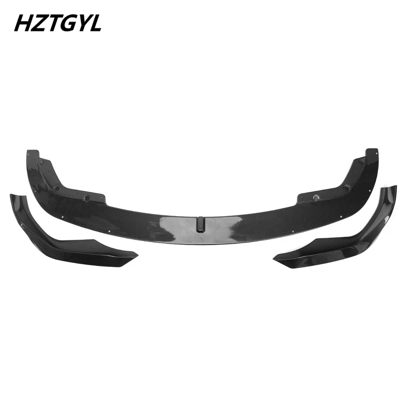 AC Style Carbon Fiber Material Front Bumper Lip For BMW 3 Series G20 G28 Sport Model Car 2018 Up