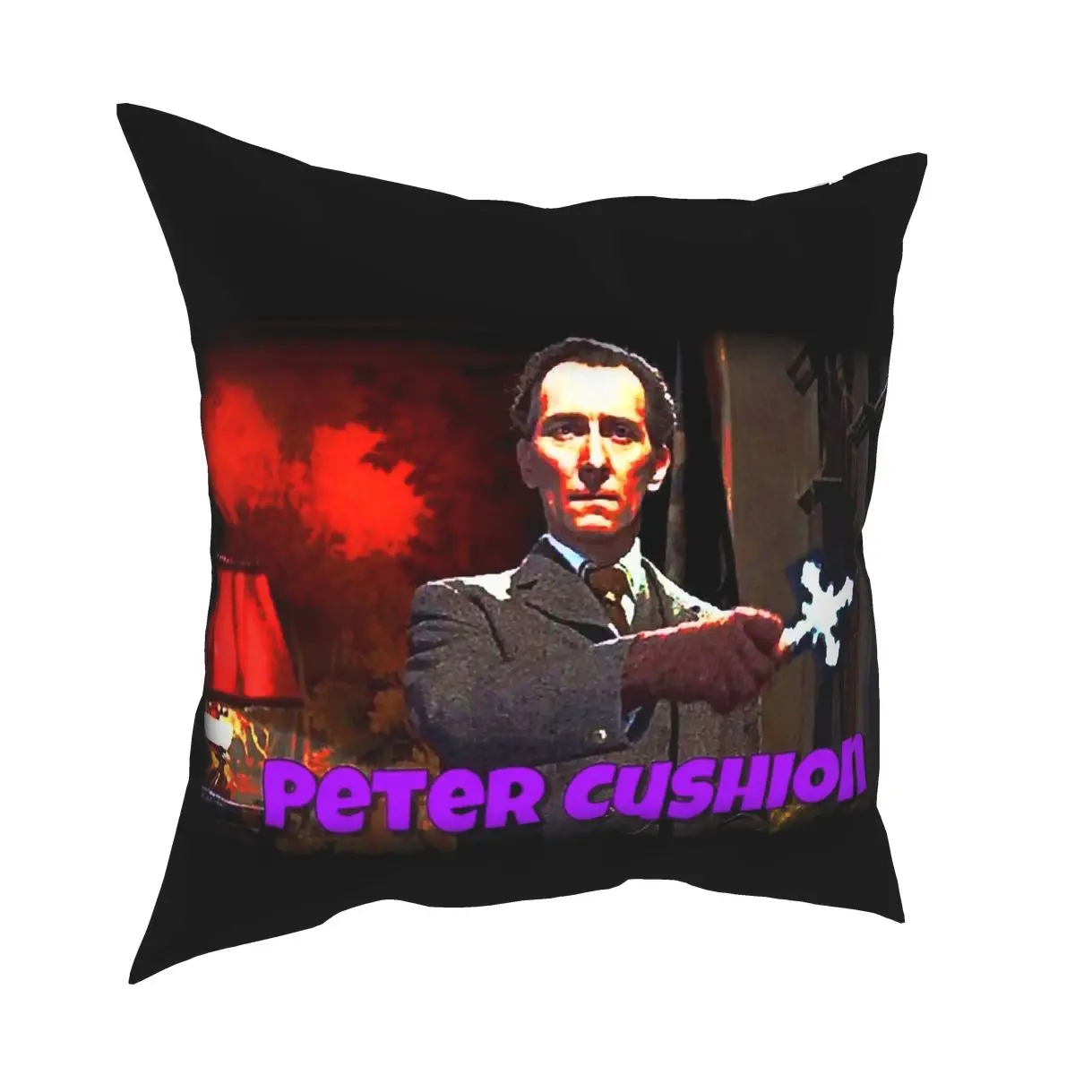 Peter Cushion Square Pillowcase Pattern Zip Decor Pillow Case for Car Cushion Cover