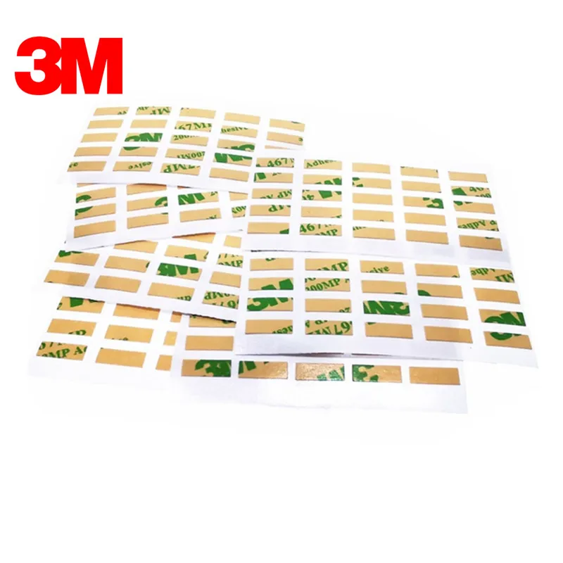 Die Cut 3M 200MP Adhesive Transfer Tape 467MP 468MP  V shape  10x11.34mm, 500PCS 467MP+ 500pcs 468MP