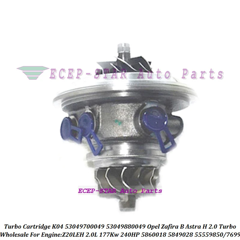 Turbo Cartridge CHRA K04 53049700049 53049880049 5860018 55559850 5849028 55557699 For Opel Zafira B For Opel Astra H 2.0 Z20LEH