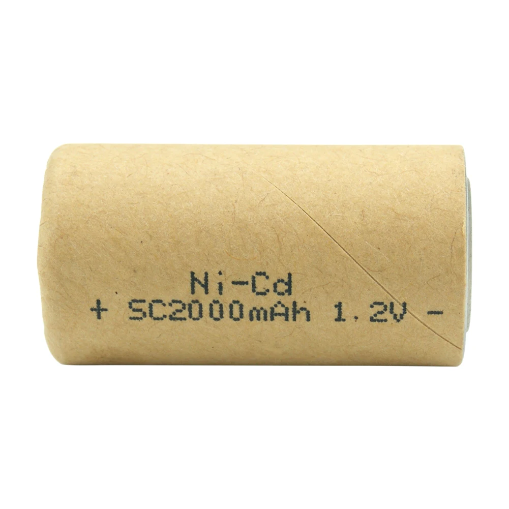 SC 2000mah 1.2v Battery NICD Power Cell Rechargeable Batteries for Electric Screwdriver for Power Tools