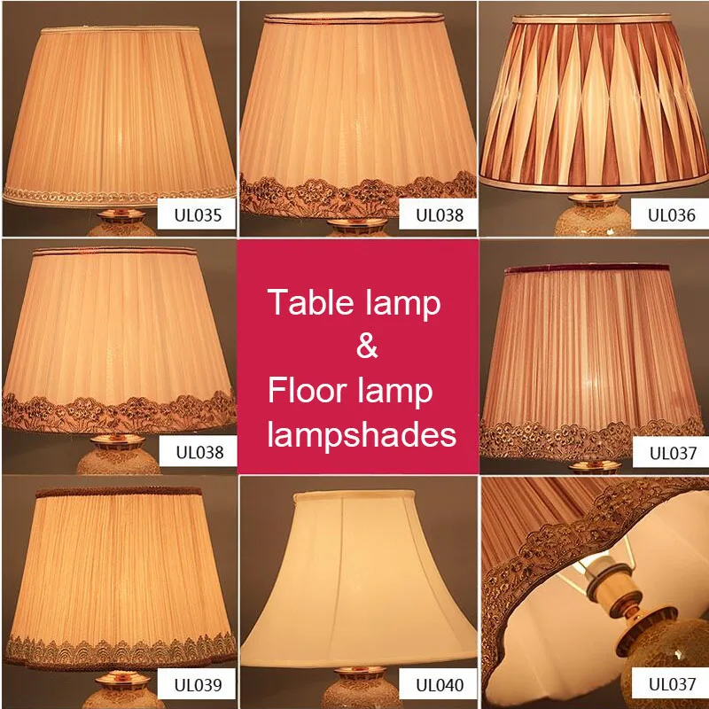 E27 Modern Pleated Lampshade Table Bed Lamp Cover Holder Chandelier Lamp Shade For Home Decoration