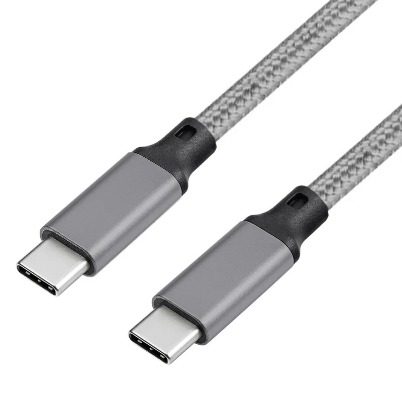 USB C TO USB C 3.1 Gen 2สาย100W PD ชาร์จเร็วการถ่ายโอนข้อมูล10Gbps การสายส่งสัญญาณวิดีโอ4K พร้อม E-MARKER สั้น0.2/0.3/0.5M