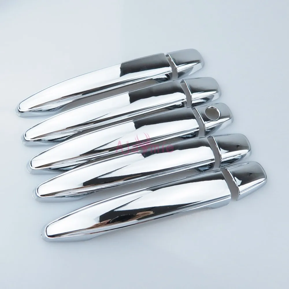 

For Toyota Land Cruiser Prado FJ120 Door Handle Cover and Bowl Insert Trim Panel 2003 2004 2005 2006-2009 Chrome Accessories