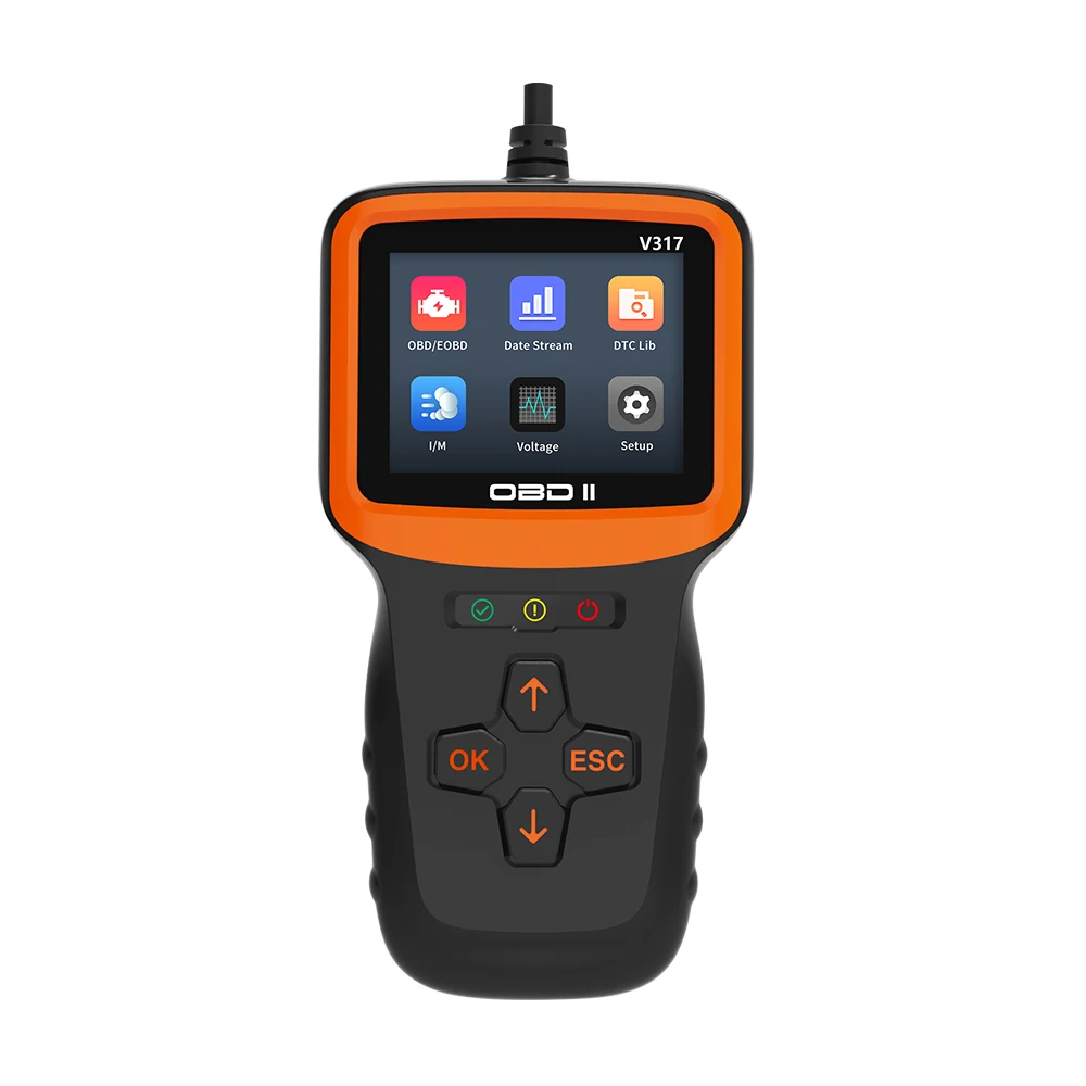 New OBD2 Scanner V317  OBD Code Reader Auto Automobile Fault Diagnostic Instrument Car Diagnosis Engine  Clearing Data Strea