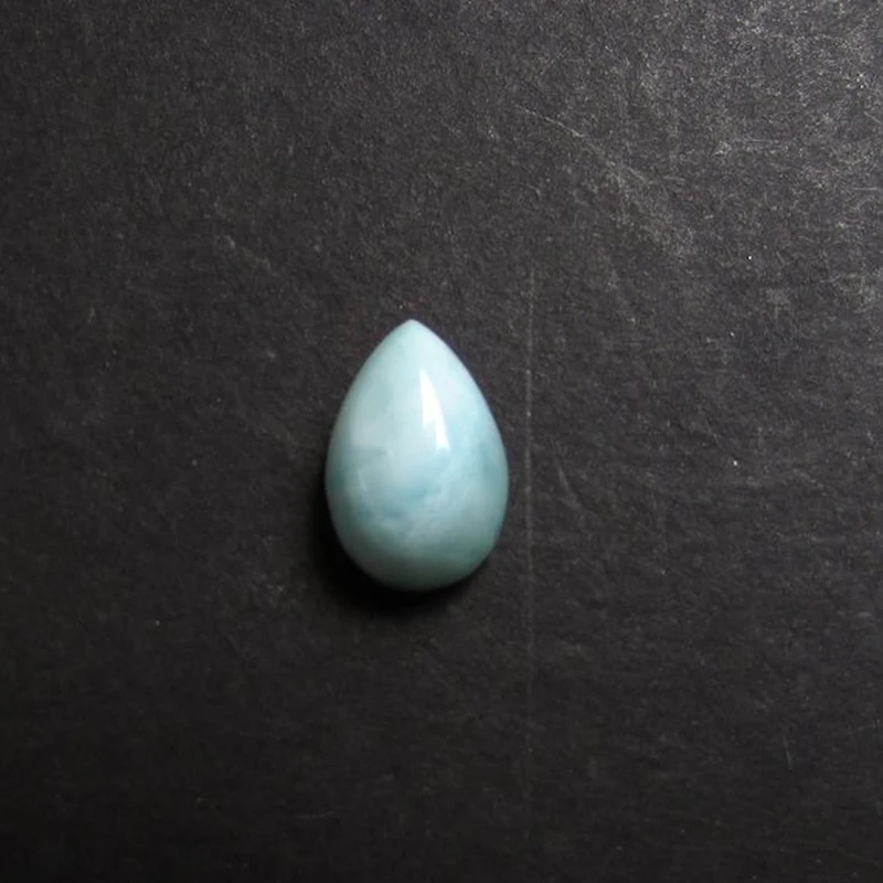 Natural Larimar Blue Cabochon 5x8MM Pear Loose Gemstone