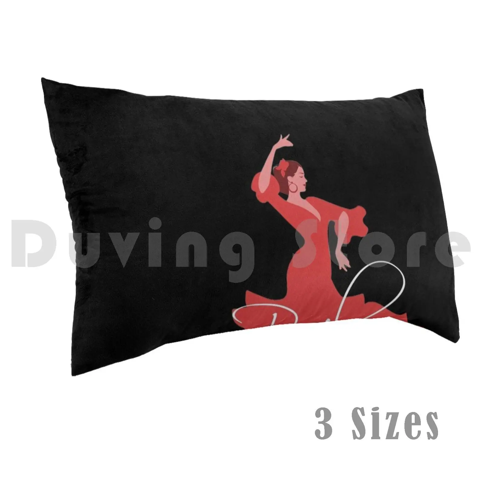 Bailar Pillow case 2723 Flamenco Spain Spanish Andalusia Festival Sevilla Seville Dance Dancer