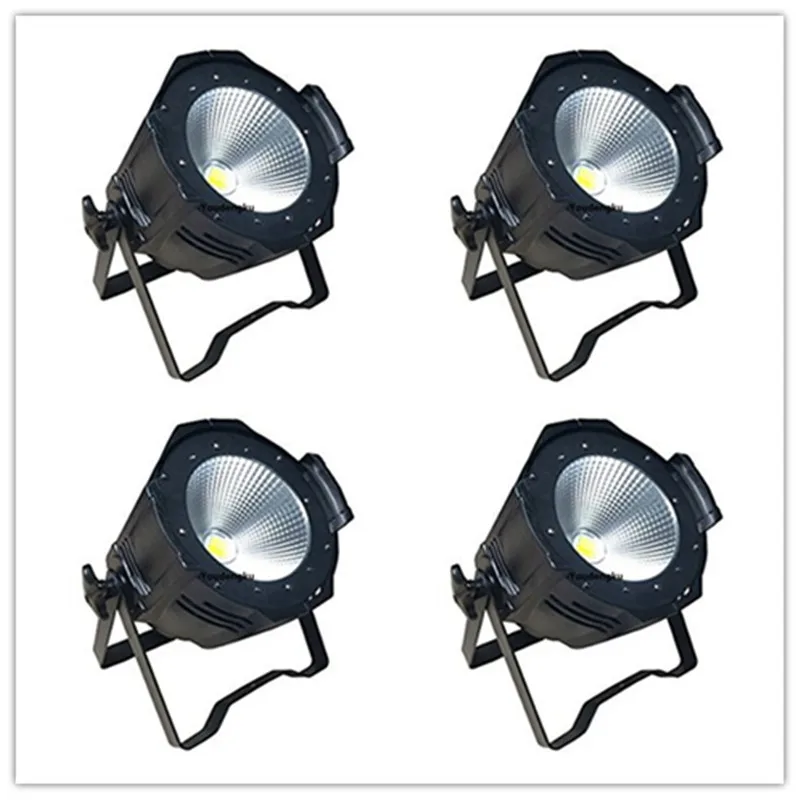 

4 pieces super bright LED rgbwa uv dmx Par 200W 6in1 rgbwa uv cob par64 can Led Stage Light