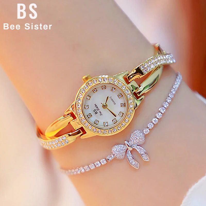 Luxury Women Watches Diamond Famous Brand Elegant Dress Quartz Watches Ladies Small Dial Clock Rhinestone Wristwatch Dropship