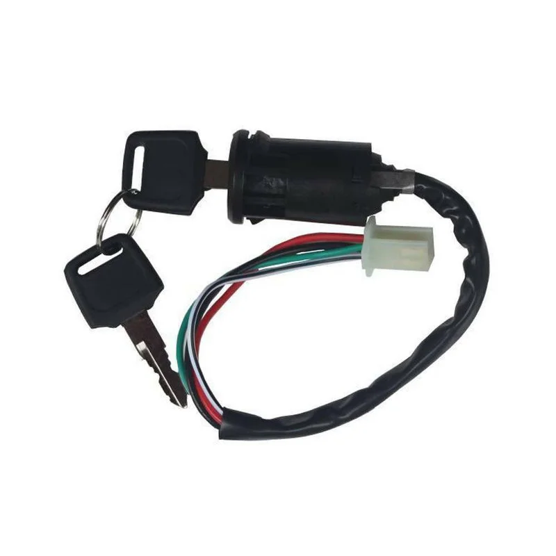 Universal Motorbike Motorcycle Ignition Switch +2 Keys for Honda Kawasaki ATV Moto Accessories Motorbike Start Switch Door Locks