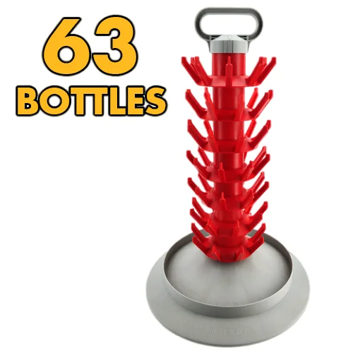 KegLand Super Duper Threaded Bottle Tree Washer (63 Capacity) Beer Wine Brewing Equipment