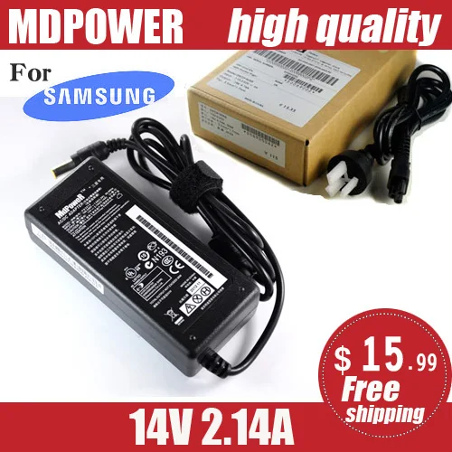 

30W 14V 2.14A For Samsung monitor AC Adapter Charger Power Supply S19B150N S19B150N S19B360 14V2.14A S22B360HW PN3014 ADM3014