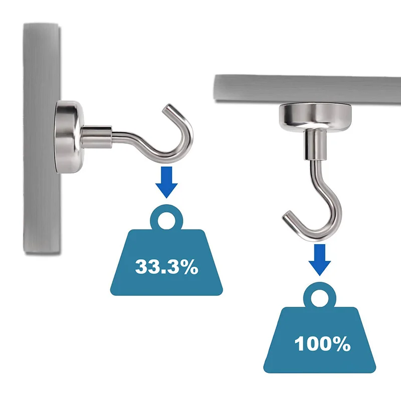 10-50 шт., магнитные крючки для ключей, 10 мм