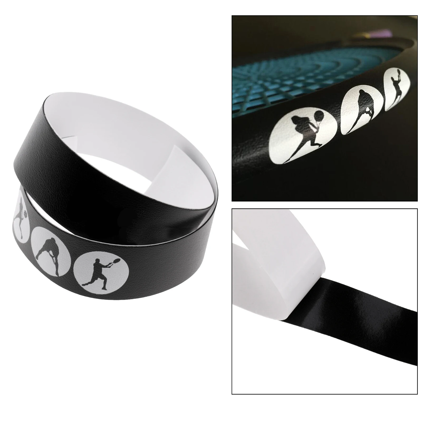 

Защитная лента для теннисной ракетки, Профессиональная теннисная ракетка с защитой краев, антикрасящая теннисная наклейка, аксессуары для ракетки