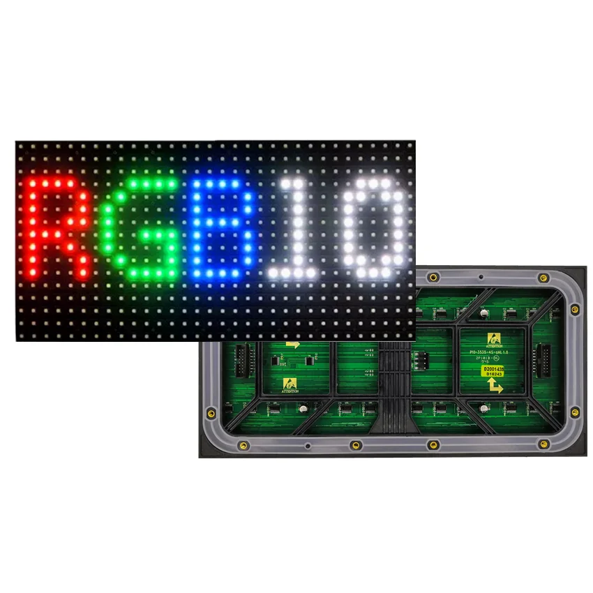 Pannello LED matrice esterna P10 Pixel 320x160mm Full Color RGB 3IN1 SMD HUB75 modulo Display a LED