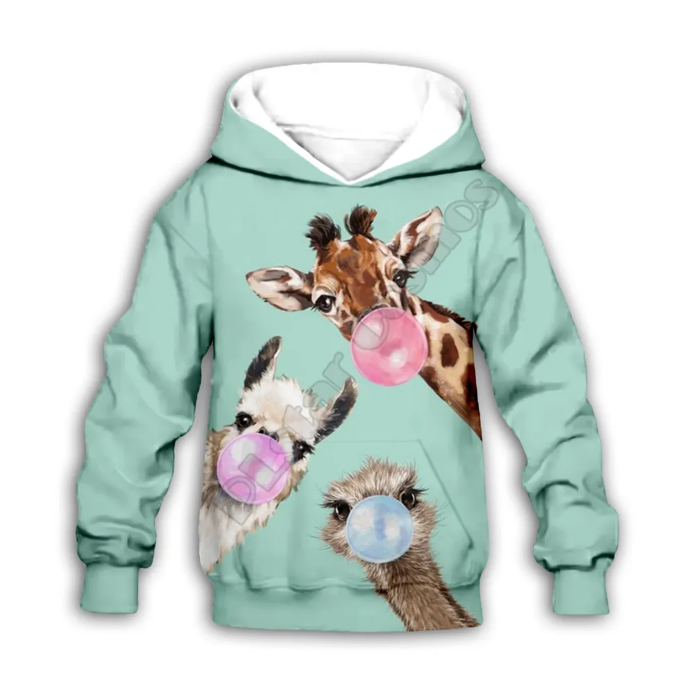 

Cute Giraffe 3d printed Hoodies family suit tshirt zipper Pullover Kids Suit Sweatshirt Tracksuit/Pant Shorts