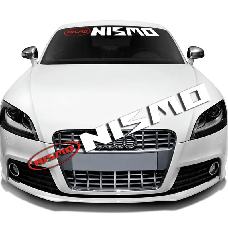 

Светоотражающий материал NISMO nismo, Виниловая наклейка для передней и задней панели автомобиля, внешние украшения для окон автомобиля «сделай сам», Стайлинг автомобиля