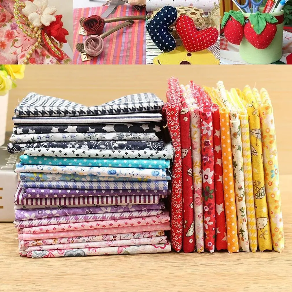 DIY handmade patchwork small floral fabric Cotton Clothes Handicrafts Knitting Indoor decorations Home use