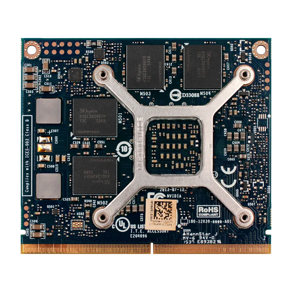 Imagem -03 - Placa Gráfica Quadro para Imac K2100 K2100m 2gb N15p-q3-a1 0g4fn0 X-bracket A1311 A1312 2009 2010 2011 Ano