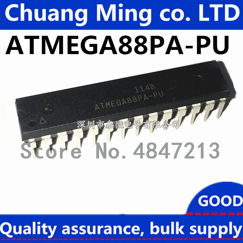 Free Shipping 50pcs/lots  ATMEGA88PA-PU ATMEGA88PA PU ATMEGA88PAPU ATMEGA 88PA-PU ATMEGA88PA-PU DIP28 in stock in stock