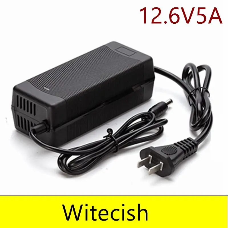 

12.6V 5A battery Charger for 18650 Li-ion 3Series 12V Lithium Battery Pack Charger EU/US/UK/AU Plug high quality free shipping