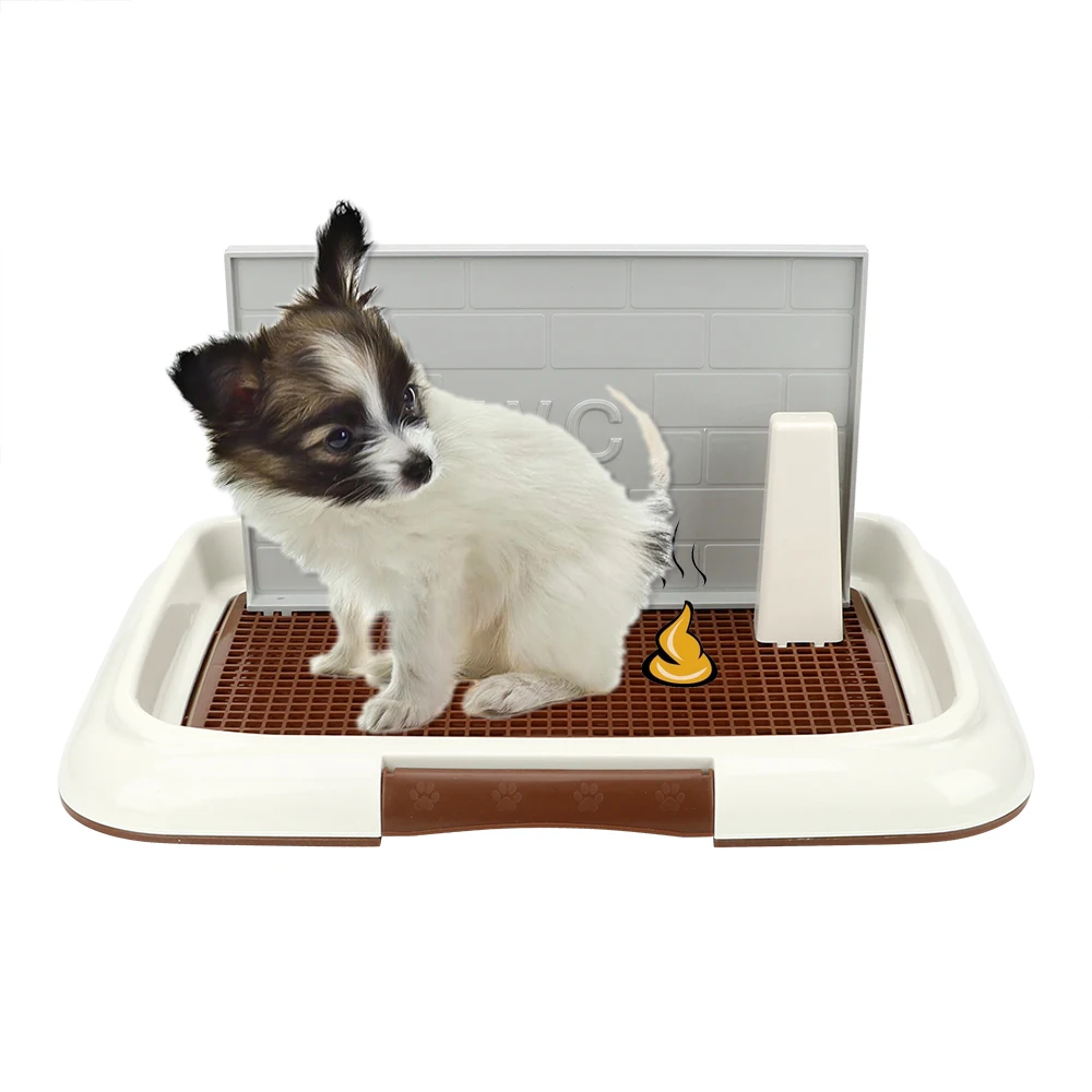 Bedpan Easy to Clean Pee Training Toilet Puppy Litter Tray Pet Toilet Lattice Dog Toilet Potty Pet Product