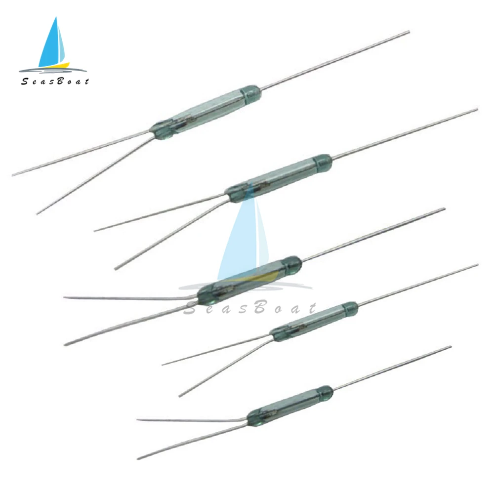 5pcs Reed Switch 3 pin 2.5X14MM Magnetic Switch Normally Open and Normally Closed Conversion 2.5*14mm