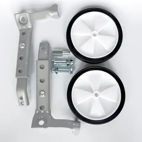 Par cykelstödhjul för 16 18 20 22 24 tums single speed cykelstabilisator stabilisatorstöd trainer 10 best sales 22-tums hjul - №5