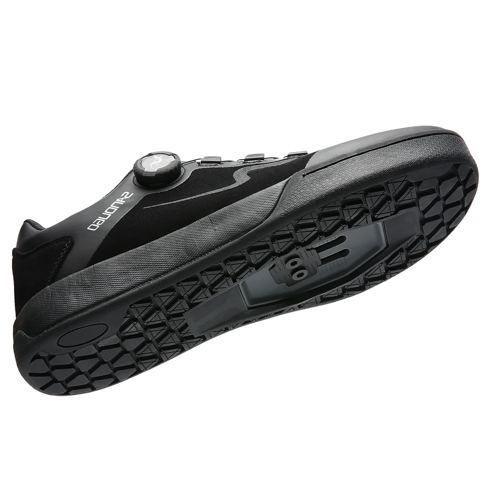 Sandugo Mountain Bike Enduro D/H shoes are suitable for all SPD and Flat Pedals bicycle shoes.High Quality Fabric.