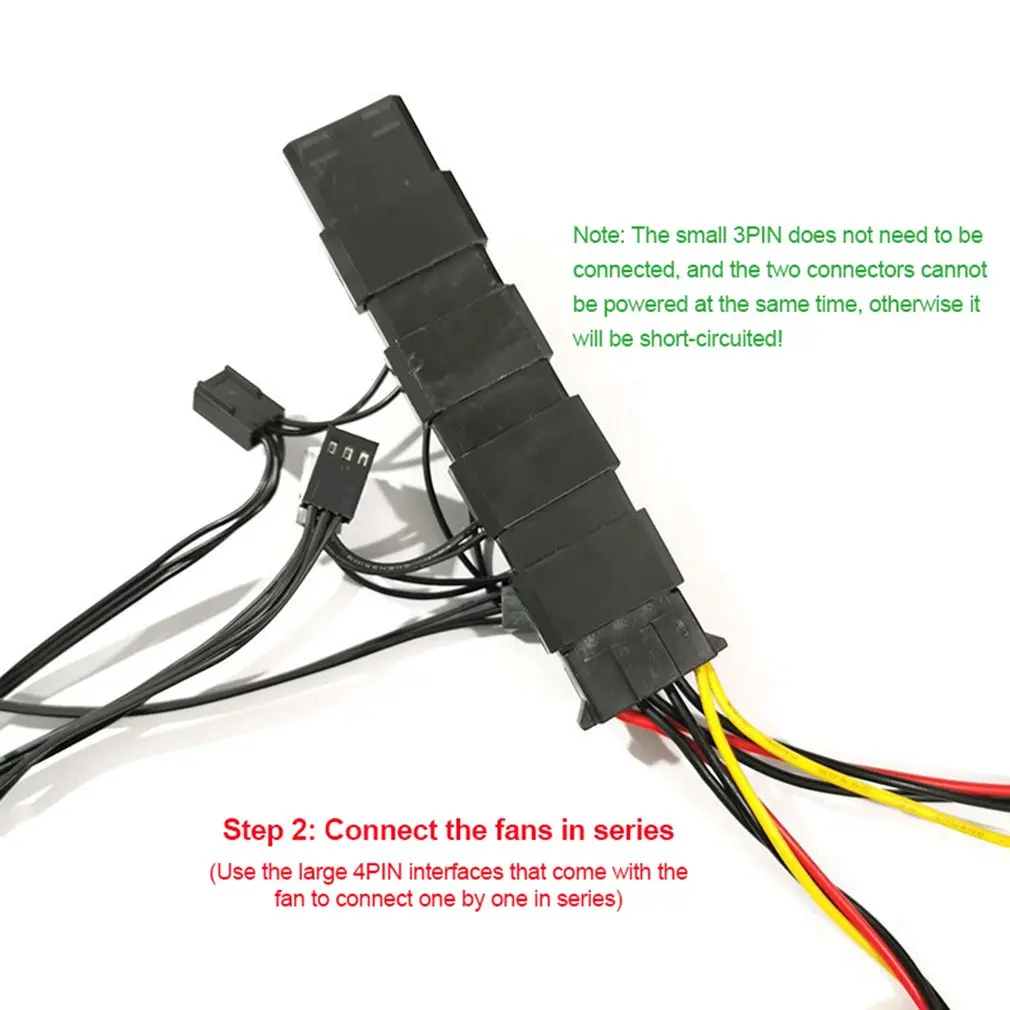 120mm PC Computer Case Fans Ultra Silent LED Cooling Fan 12VDC 3P IDE 4Pin Radiator CPU Cooler Fan With Anti-Vibration Rubber