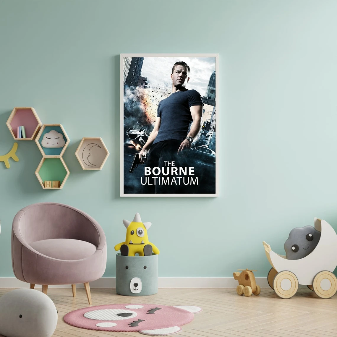 بورن ألتيماتوم غطاء الفيلم المشارك الفن طباعة حائط لوح رسم صور غرفة المعيشة ديكور المنزل (بدون إطار)