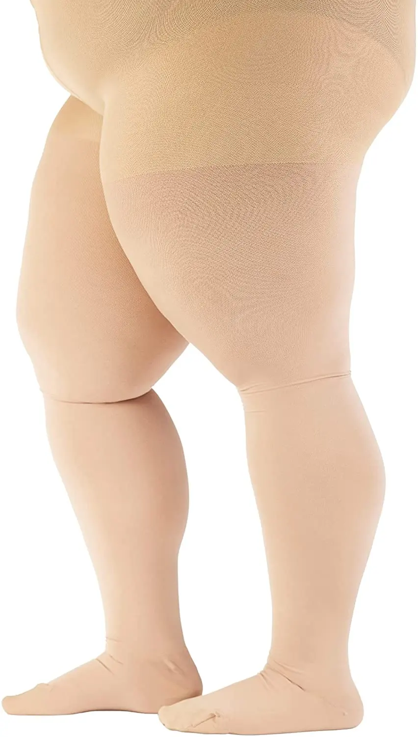 Compression Stockings Pantyhose Women 20-30mmHg for Circulation Plus Size Firm Graduated Support Hose for Ladies High Waist