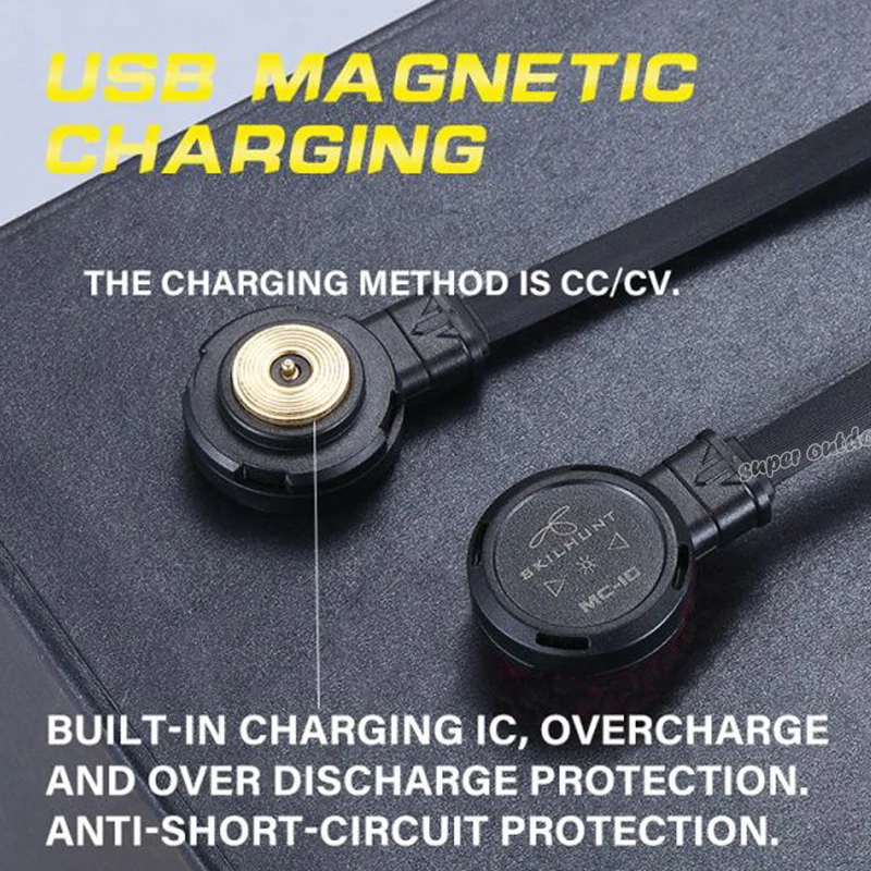 SKILHUNT  MC10  MC20 USB magnetic charging cable 1A/2A Suitable for SKILHUNT H04RC M150 M200 M300