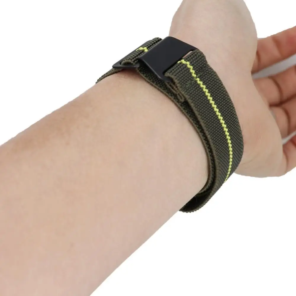 20mm di ricambio da uomo cinturino in Nylon intrecciato universale cinturino da polso cinturino dispositivi indossabili accessori intelligenti